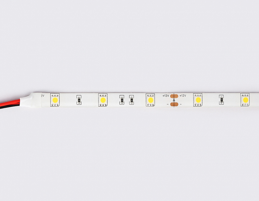 GS1901 5050 30Led/ 7.2W m/ 12V IP65 3000K/ 5000*10*2.87mm (2 конт.) GS1901 5050 30Led/ 7.2W m/ 12V IP65 3000K/ 5000*10*2.87mm (2 конт.)
