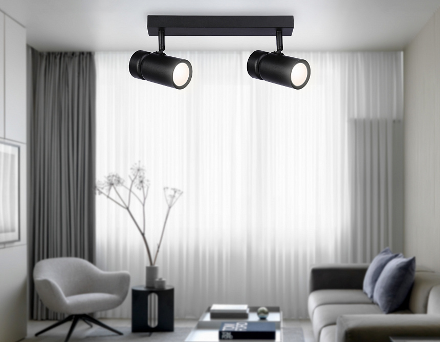 TA13178/2 BK черный GU10/2 max 12W 295*60*130