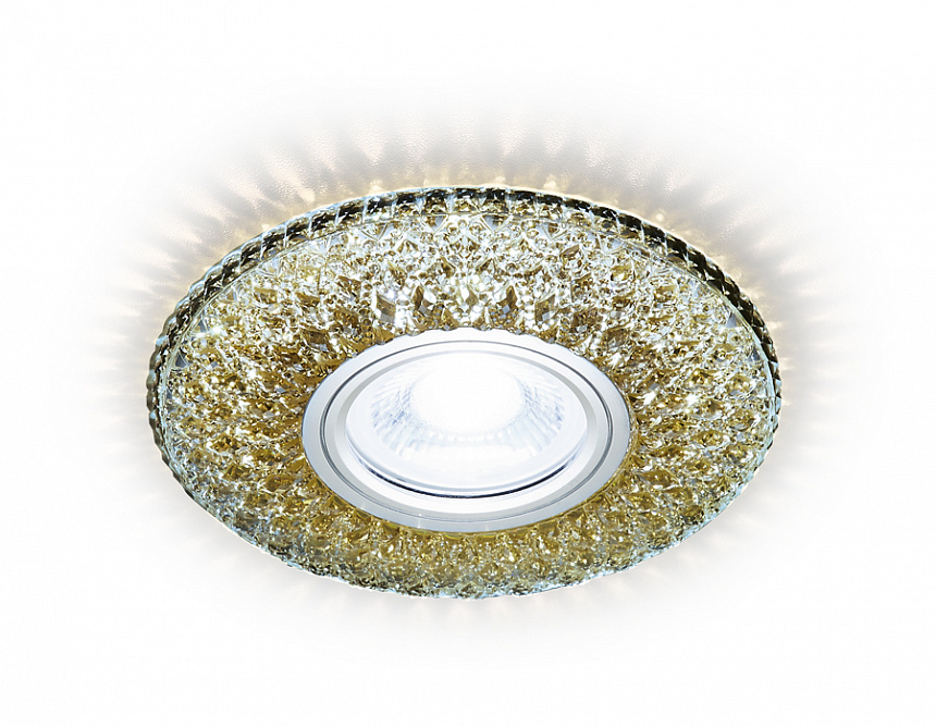 S333 CF/WR хром/кофе/MR16+3W(LED WARM 3000K)