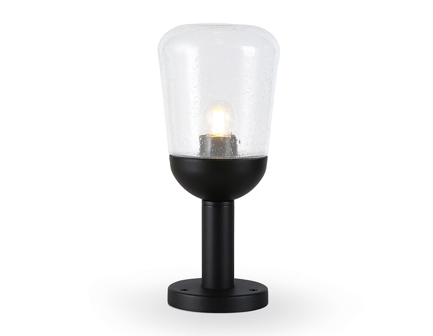 ST2085 BK/CL черный/прозрачный IP54 E27 max 40W D150*350 ST2085 BK/CL черный/прозрачный IP54 E27 max 40W D150*350