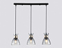 TR3407/3 BK/FGD/SM черный/золото/дымчатый E27/3 max 60W 550*135*1000