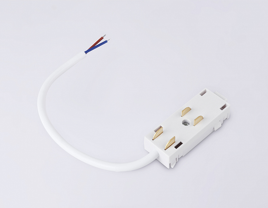 GL1101 WH белый ввод питания для шинопровода Magnetic 220V IP20 200*28.5*18