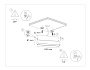 TA1818 WH белый LED 12W 4200K 230*22*87