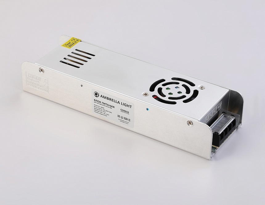 GS8656 блок питания 12V 360W 30A IP20 185-260V EMC 223*67*40