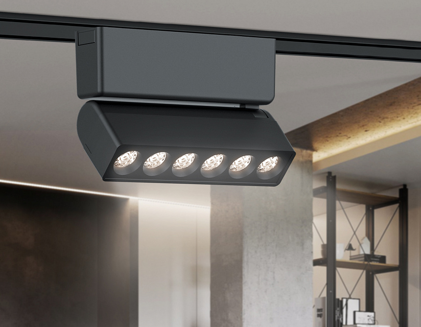 GV1469 BK черный IP20 6W 4200K 48V 24° 122*26*80