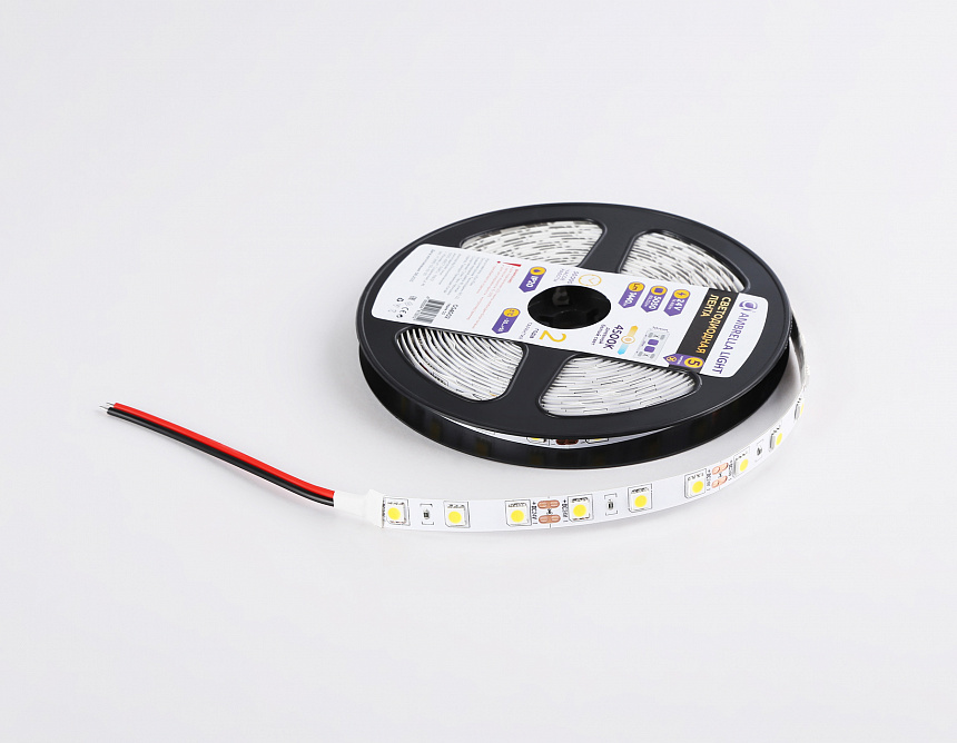 GS4002 5050 60Led/ 14.4W m/ 24V IP20 4500K/ 5000*10*1.87mm (2 конт.) GS4002 5050 60Led/ 14.4W m/ 24V IP20 4500K/ 5000*10*1.87mm (2 конт.)