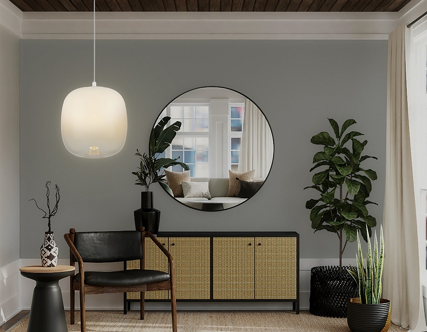 LH11091 WH/FR белый/белый матовый 4W 3000K D150*170