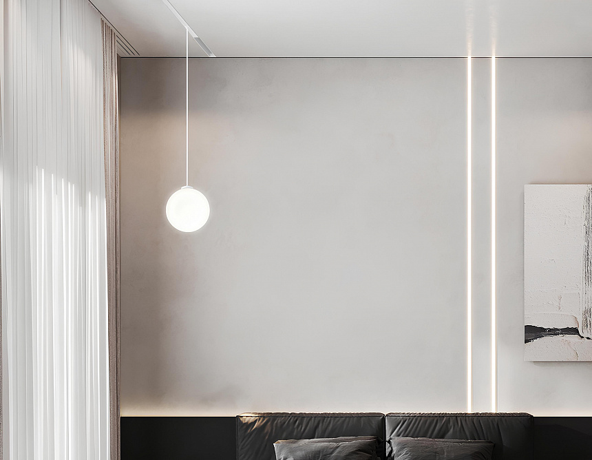 GL1441 WH/FR белый/белый матовый IP20 10W 3000K-6400K 220V 120° D120 H1500 (Без ПДУ)