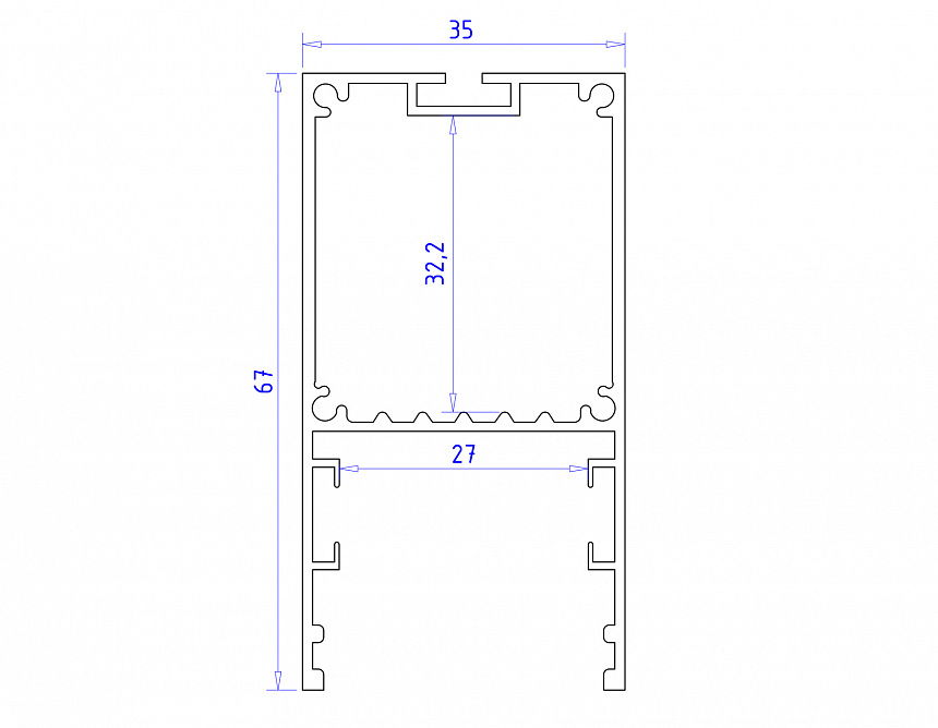 GP3000BK черный 2000*35*67