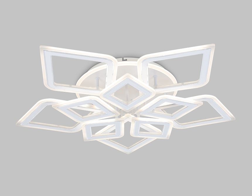 FA8914/5+5 WH/CH белый/хром 193W 3000K-6400K 770*740*120 (ПДУ РАДИО 2.4G)