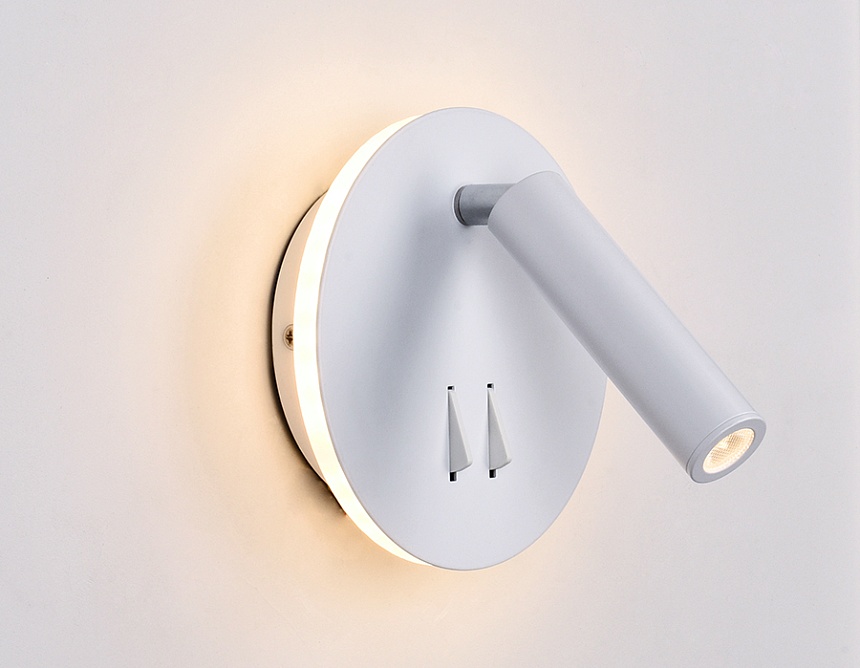 FW251 WH/S белый/песок LED 4200K+3000K 12W D140*110 FW251 WH/S белый/песок LED 4200K+3000K 12W D140*110