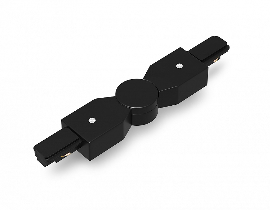 GL7180 BK черный коннектор поворотный шарнирный для однофазного шинопровода Standard 220V 285*35*20