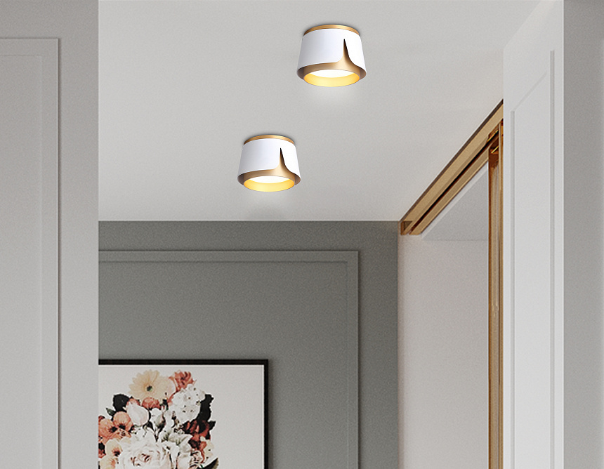 TN71221 WH/GD белый/золото GX53 D100*66