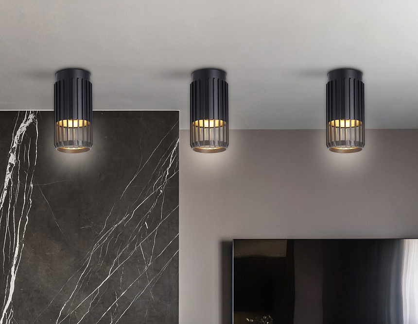 TN51674 BK черный GU10 D60*120