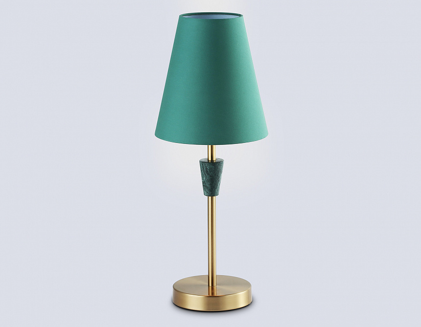 LH75057 BS/GN латунь/зеленый E14 max 40W D180*460