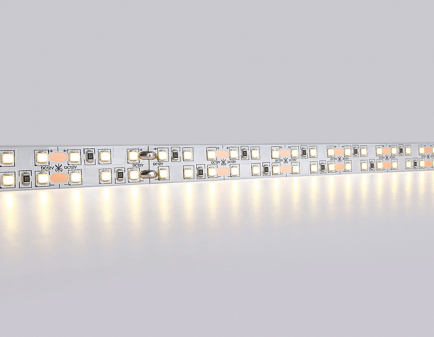 GS1701 2835 240Led/ 24W m/ 12V IP20 3000K/ 5000*10*1.2mm (2 конт.) GS1701 2835 240Led/ 24W m/ 12V IP20 3000K/ 5000*10*1.2mm (2 конт.)