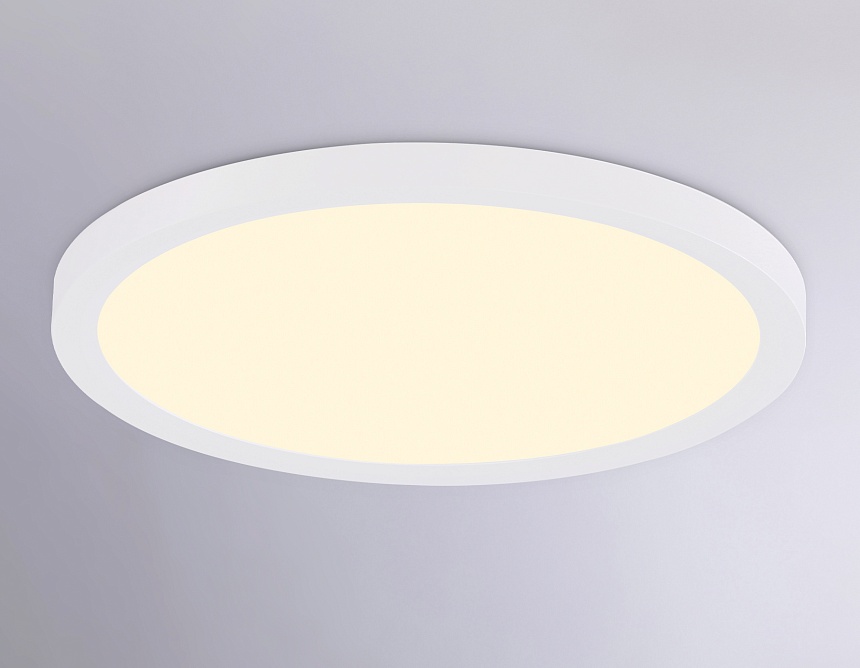 FZ1905 WH белый IP54 26W 3000K-6500K CCT-переключатель D370*25 (Без ПДУ)