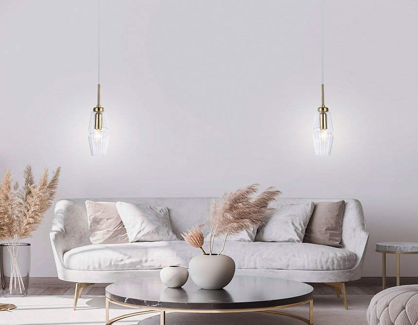 LH55208 BS/CL латунь/прозрачный E14 max 40W D80*270