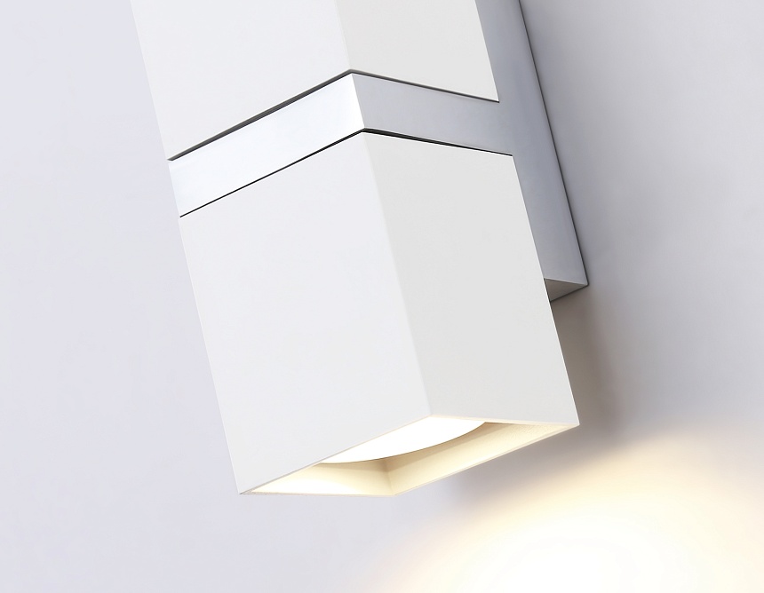 FW245/2 WH/CH белый/хром GU10*2 max 12W 155*61*80 FW245/2 WH/CH белый/хром GU10*2 max 12W 155*61*80