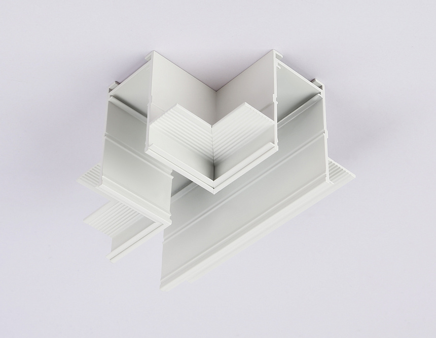 GL1041 WH белый коннектор T-образный для встраиваемого шинопровода Magnetic 220V 110*80*47