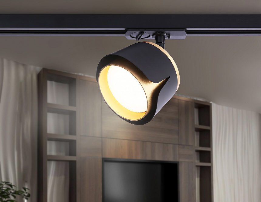 GL5344 BK/GD черный/золото GX53 D100*66