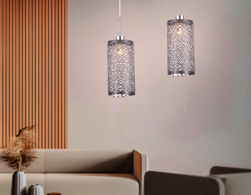 TR3637 CH/BK хром/черный E14 max 40W D130*1100