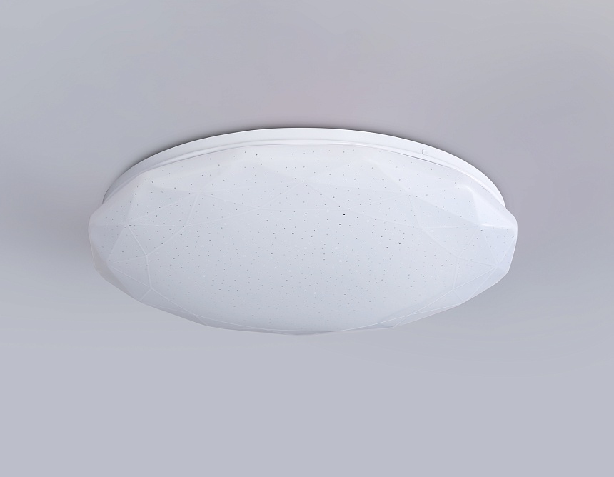 FZ417 WH белый IP20 46W 3000K-6500K+RGB D380*60 (ПДУ ИК)