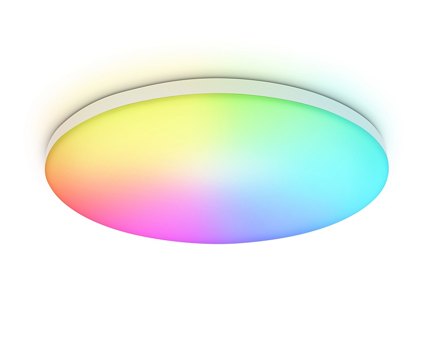 FZ2001 WH белый IP54 20W 3000K-6500K+RGB Wi-Fi Алиса/Tuya/Smart Home/Alexa D300*55 (ПДУ ИК)