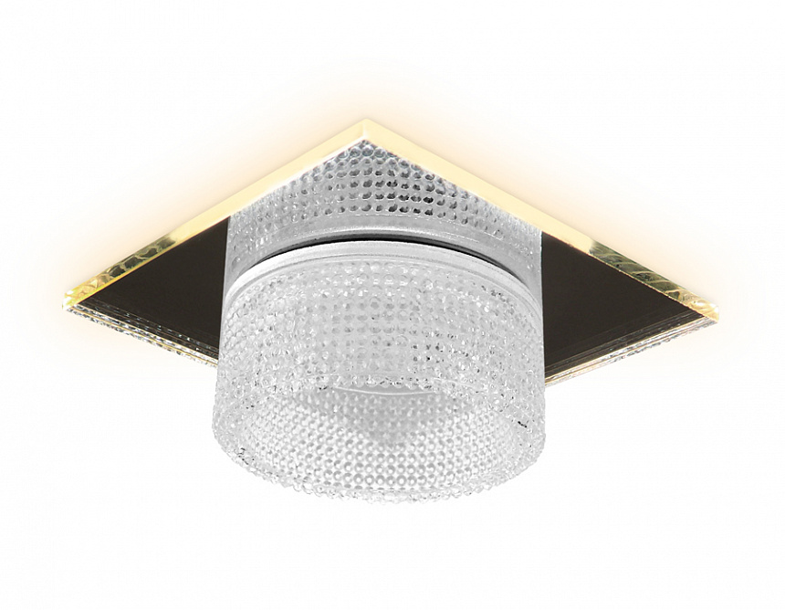 TN355 CH/CL хром/прозрачный GU5.3+3W (LED WHITE) 95*95*45
