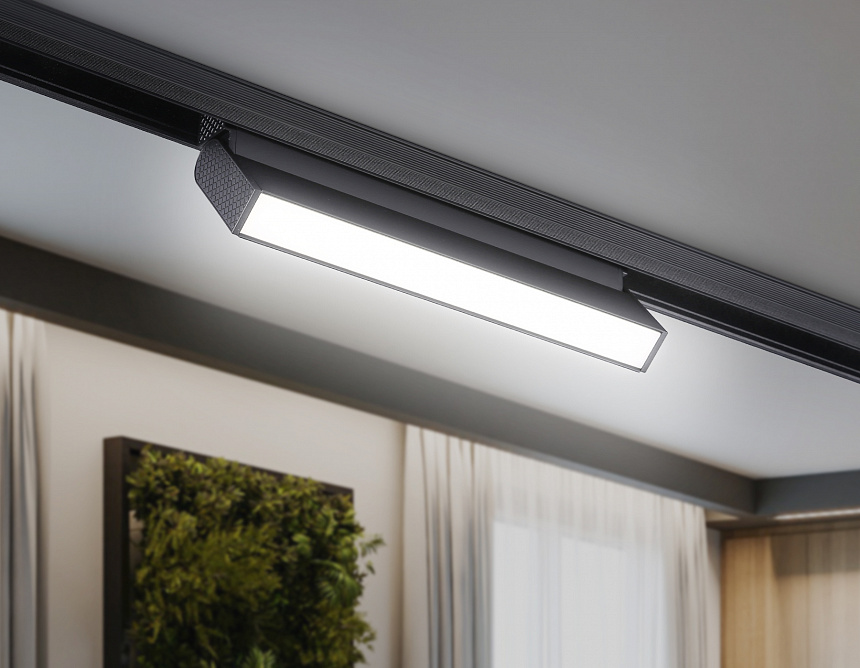 GL4062 BK черный IP20 12W 4200K 48V 223*22*105