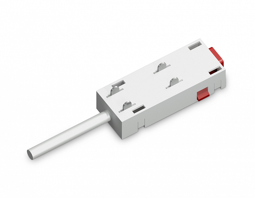 GL1101 WH белый ввод питания для шинопровода Magnetic 220V IP20 200*28.5*18