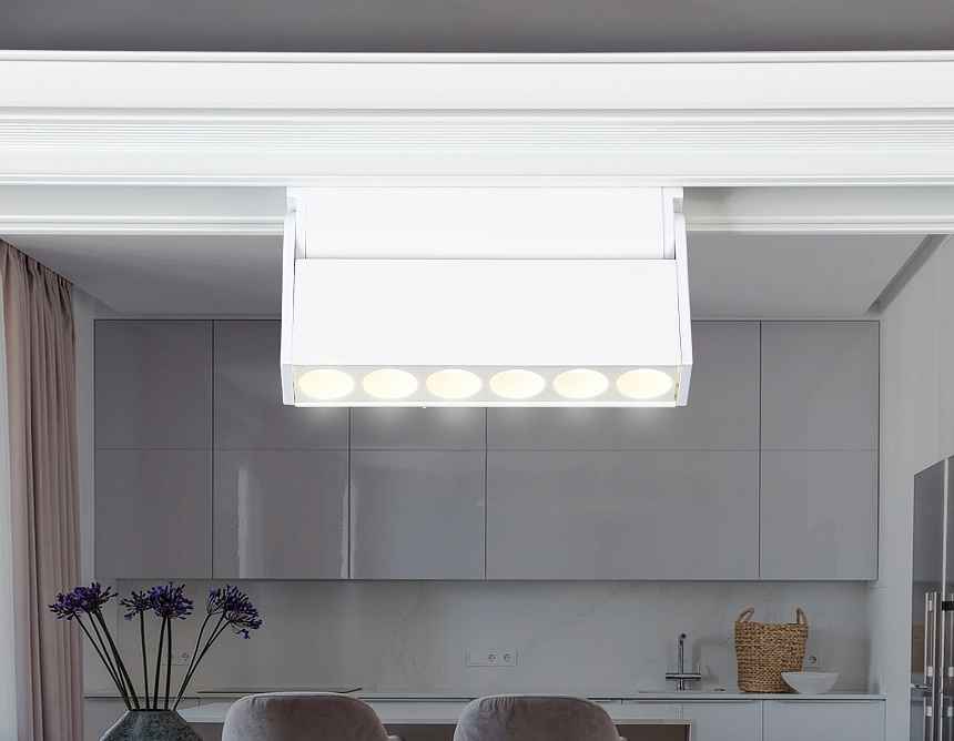 GL4038 WH белый IP20 6W 4200K 48V 24° 115*22*105