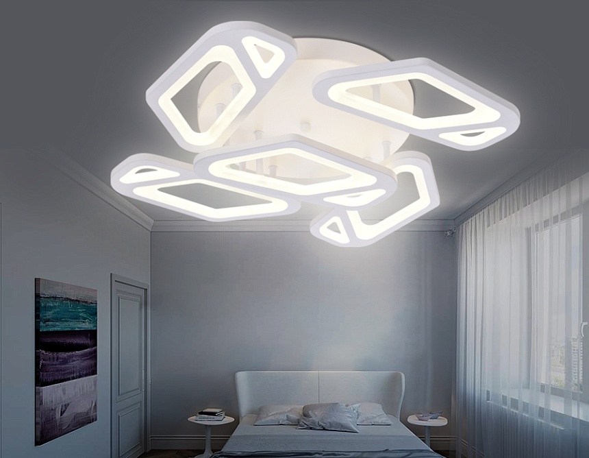 FA587/5 WH белый 113W 590*590*120 (ПДУ РАДИО 2.4G)