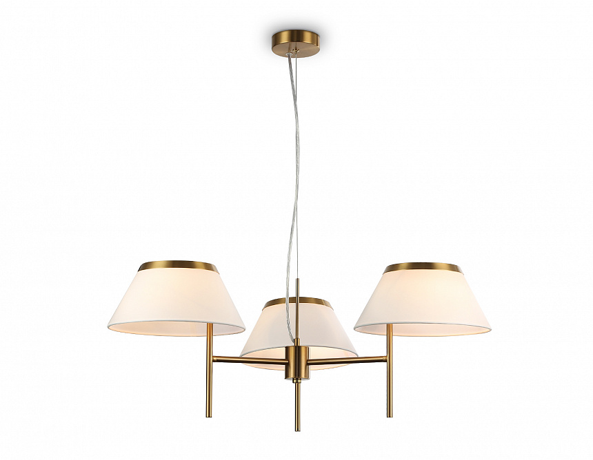 LH72471/3 BS/WH латунь/белый Е14/3 max 40W D800*290-1080