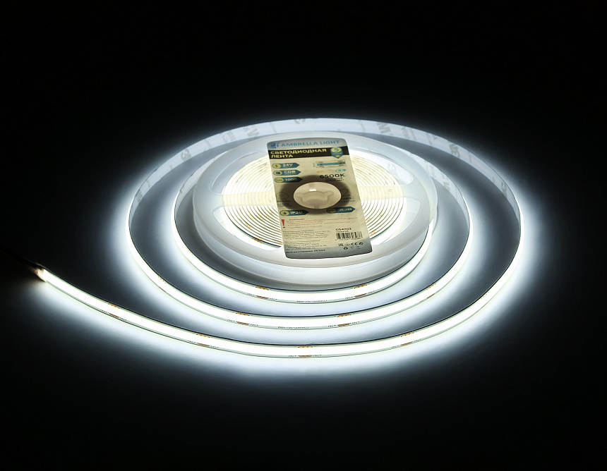 GS4703 COB 480Led /12W m/ 24V IP20 6500K/ 5000*8*1.54mm (2 конт.) GS4703 COB 480Led /12W m/ 24V IP20 6500K/ 5000*8*1.54mm (2 конт.)