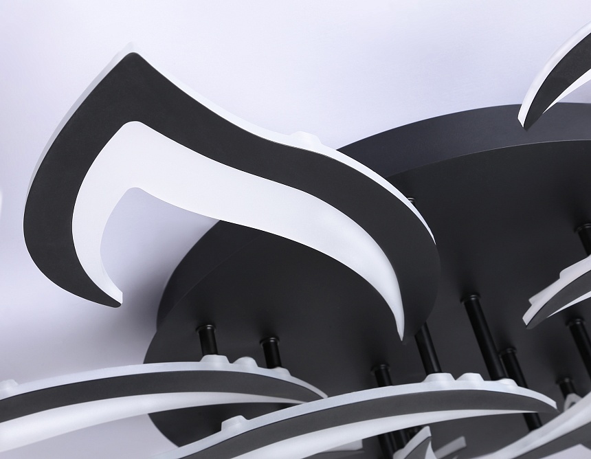 FA4474/7+3 BK черный 112W 3000+6400K/4200K/6400+3000K D850*120 (ПДУ ИК)