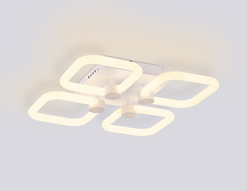 FA3819/4 WH белый 3000K-6400K 67W 380*380*90 (ПДУ ИК)