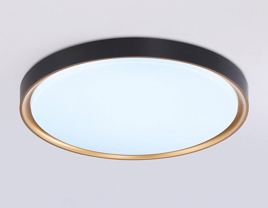 FZ1249 BK/GD черный/золото IP54 45W 5000K D480*60 (Без ПДУ)