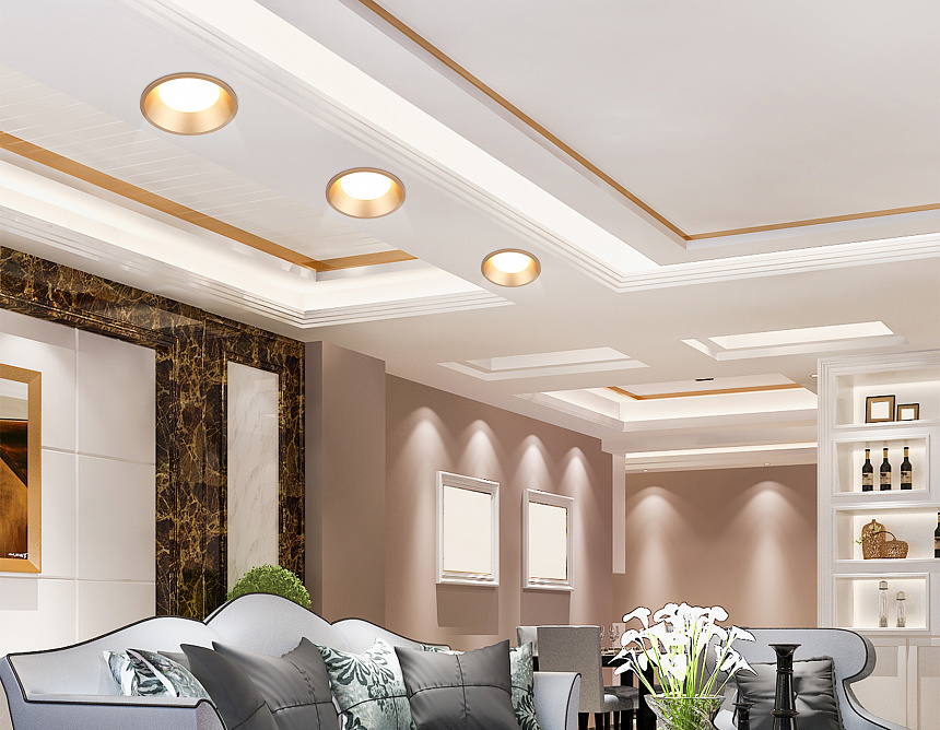 TN51815 GD золото GX53 max 15W D105*36