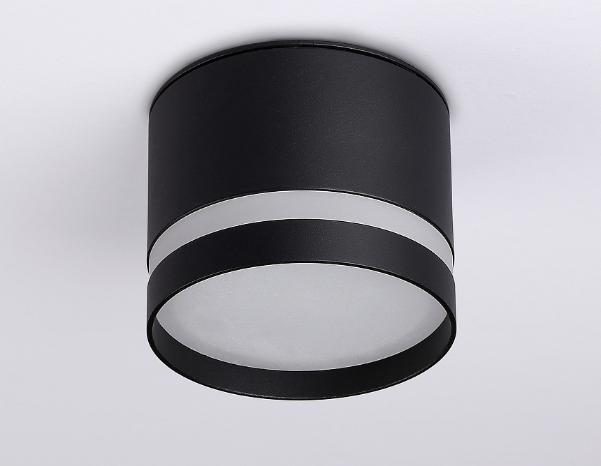 TN6572 BK черный IP44 GX53 max 15W D82*65