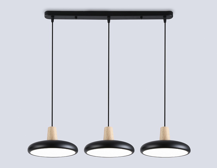 FL4841/3 BK/WD черный/дерево 72W 3000-6000K 550*200*800 (без ПДУ)