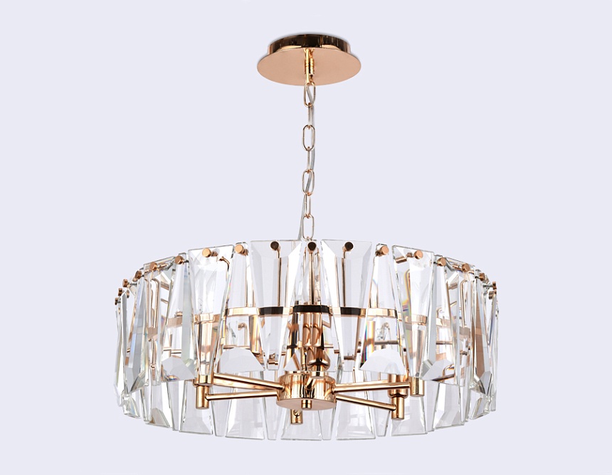 TR5172 GD/CL золото/прозрачный E14/6 max 40W D520*515