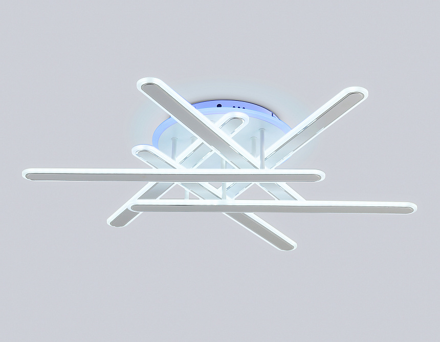 FA8907 WH/CH белый/хром 135W 3000K-6400K+RGB 800*770*160 (ПДУ РАДИО 2.4G)