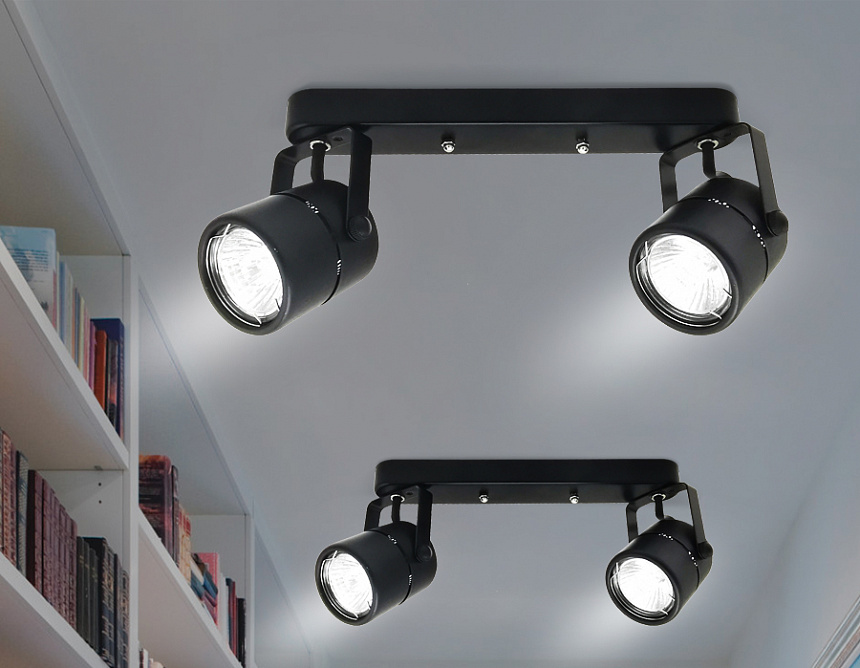 TA106 BK черный GU10 260*130*D60 TA106 BK черный GU10 260*130*D60