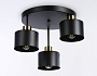 TR8121/3 BK/BS черный/латунь E27*3 max 40W D370*265