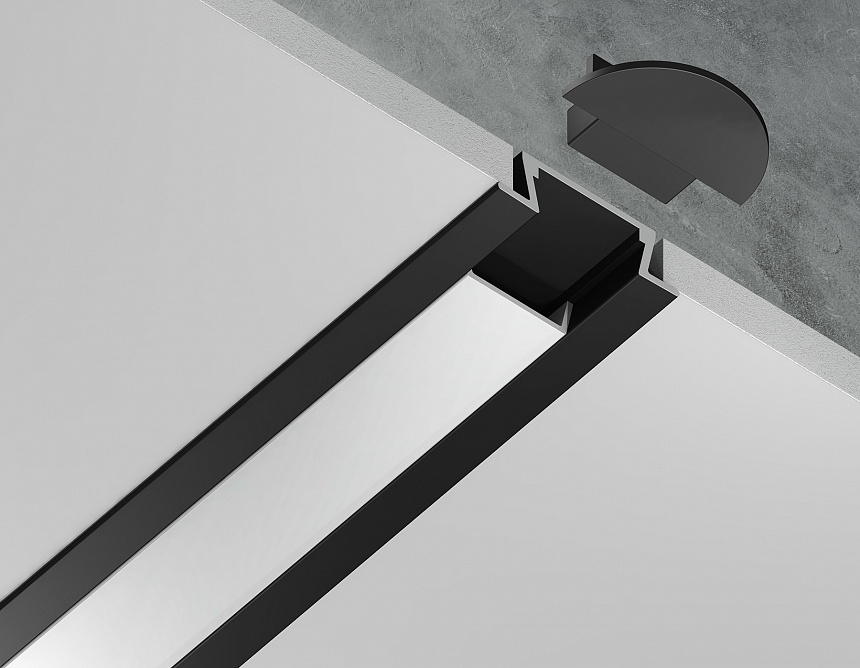 GP1001BK черный 2000*21.5*6.8