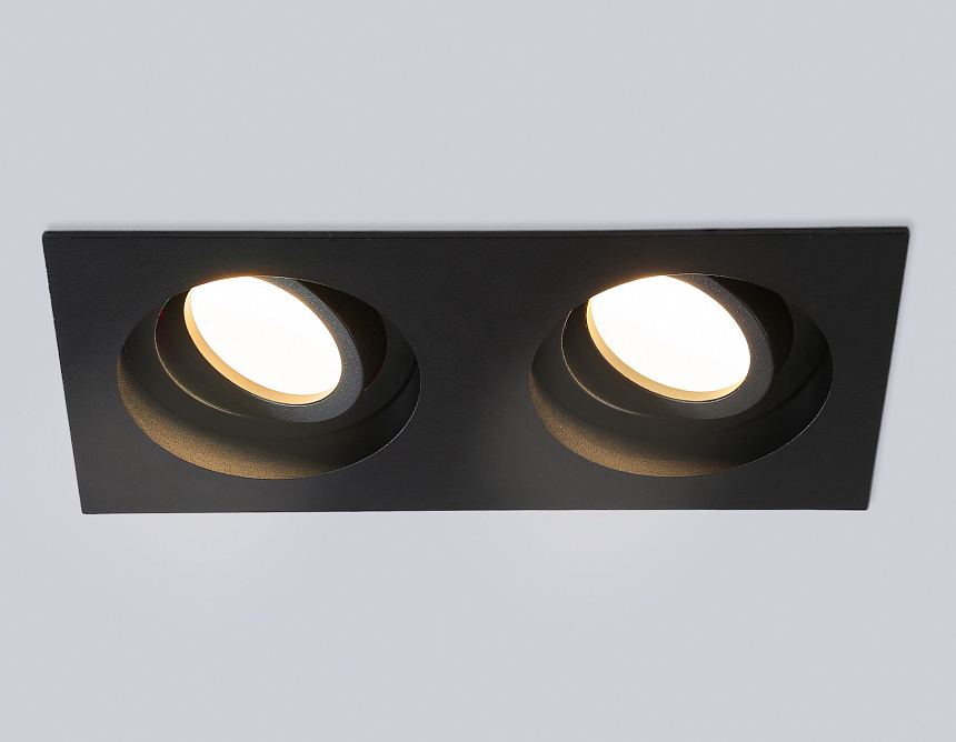 TN102760/2 BK черный IP20 GU5.3/2 200*100*32