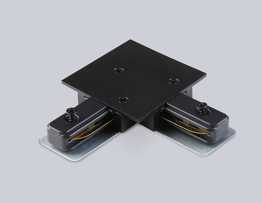 GL7166 BK черный коннектор угловой встраеваемый для шинопровода Standard 220V NEW 70*70*20