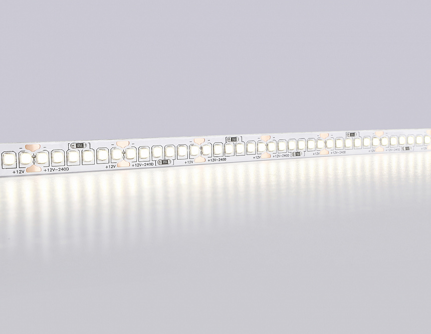 GS1502 2835 240Led/ 19.2W m/ 12V IP20 4500K/ 5000*10*1.2mm (2 конт.) GS1502 2835 240Led/ 19.2W m/ 12V IP20 4500K/ 5000*10*1.2mm (2 конт.)