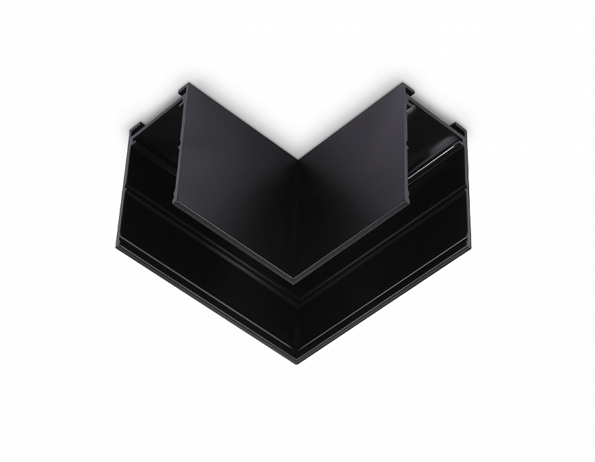 GL1032 BK черный коннектор угловой для накладного шинопровода Magnetic 220V 80*80*52